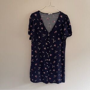 GAP • Floral V-Neck Mini Dress